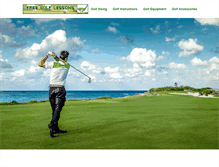 Tablet Screenshot of freegolflessonsonline.com